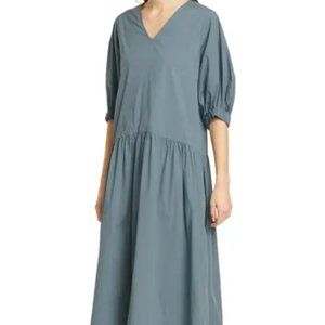 SEA New York Tabitha Relaxed Midi Dress in Steel Size 8